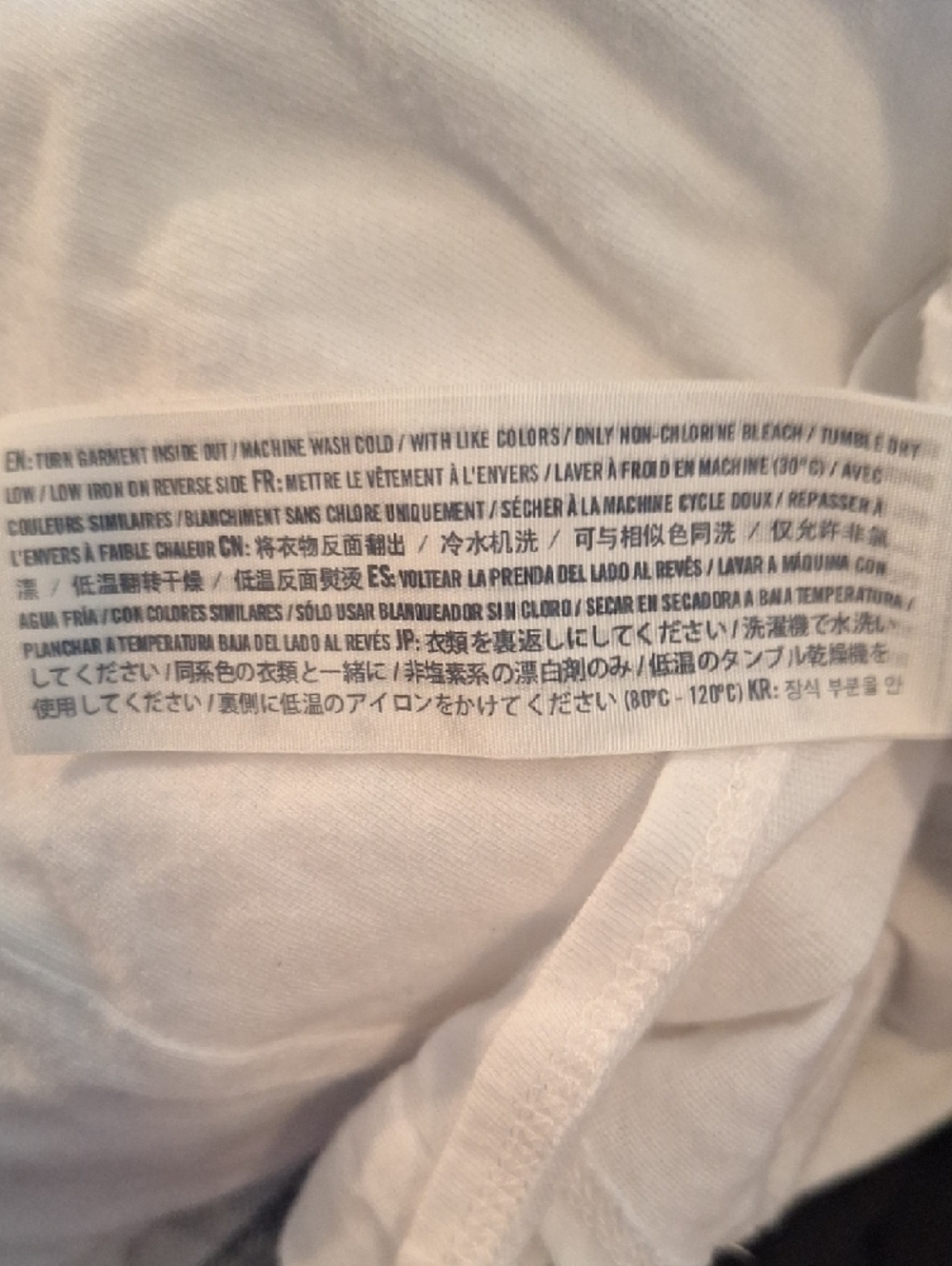 Abercrombie & Fitch White Kids Peanuts 'LOVE' Graphic Tee Size 12 - Picture 8 of 9